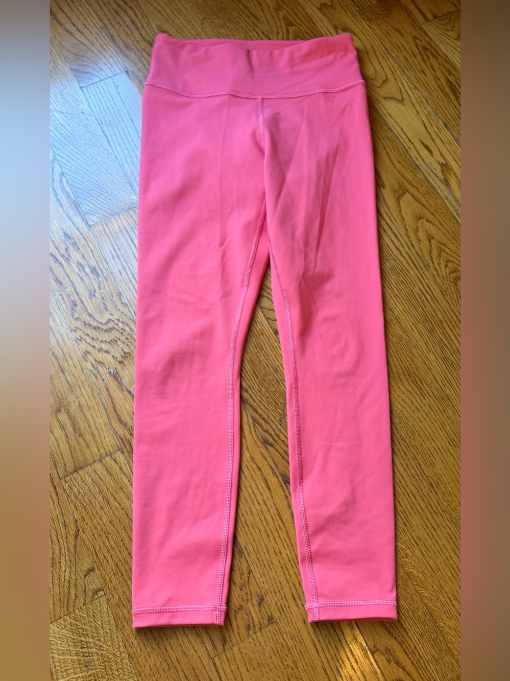 Athleta Elation 7/8 Tight Leggings Vibrant Coral Pink Inside Pocket XS
